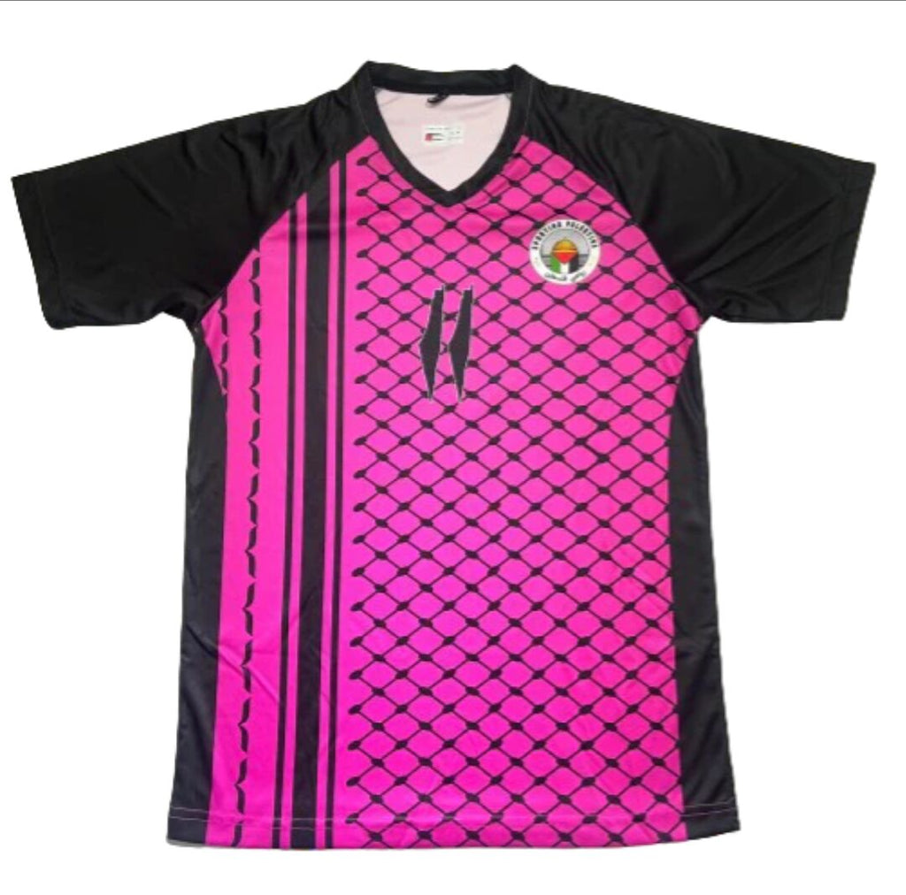 Palestinian 2024/25 Back Pink Purple Jersey image 0