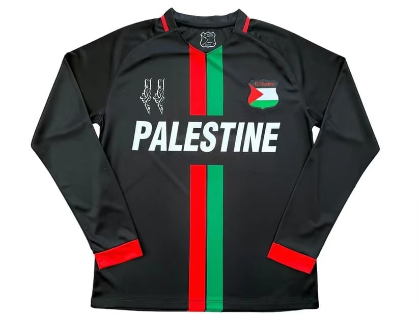 Palestinian 2024/25 Long-Sleeved Black Jersey image 0