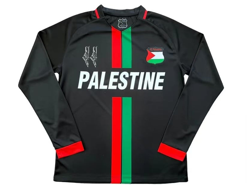 Palestinian 2024/25 Long-Sleeved Black Jersey image 0