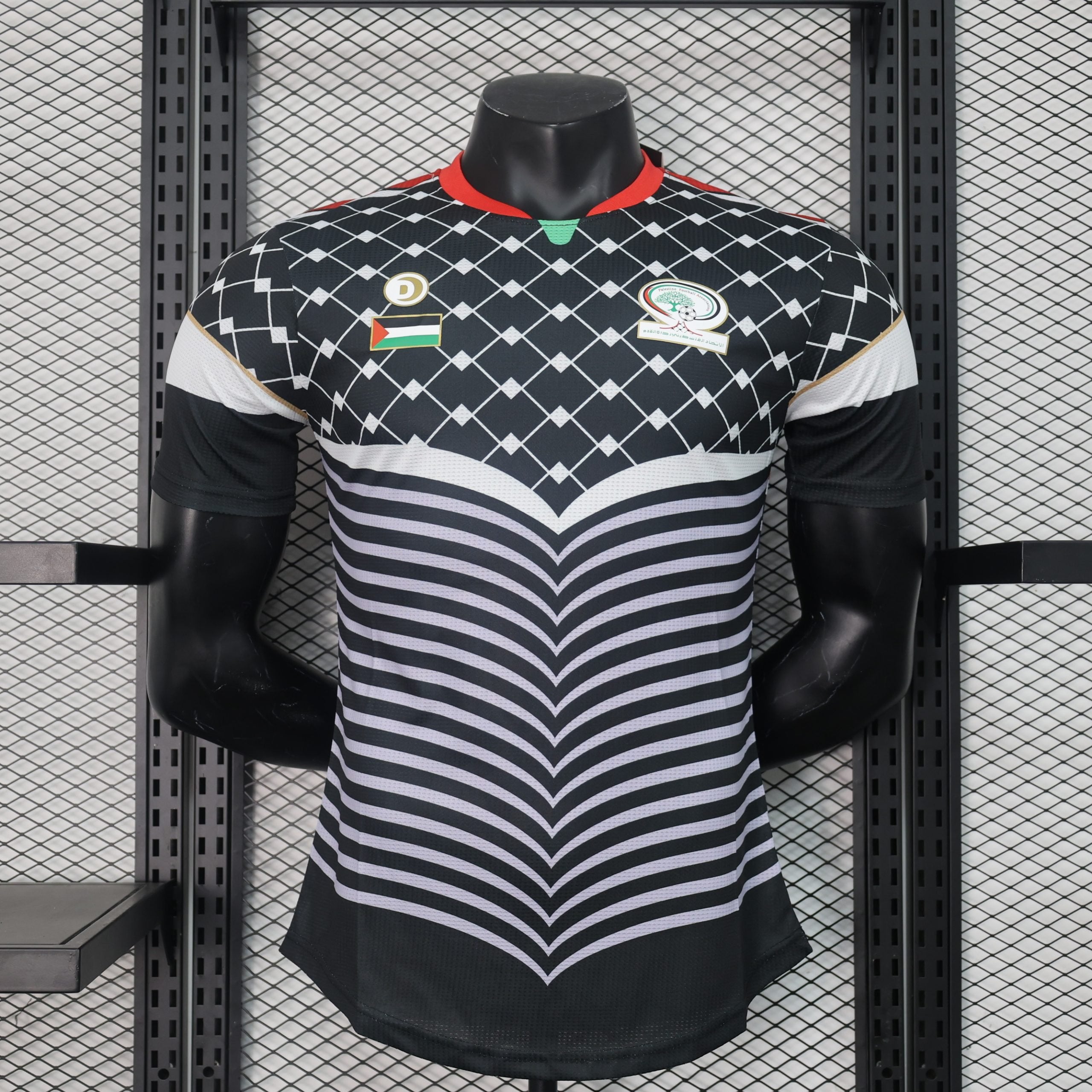 Palestinian Football Federation Special Edition 2023-2024 Jersey - Black image 0