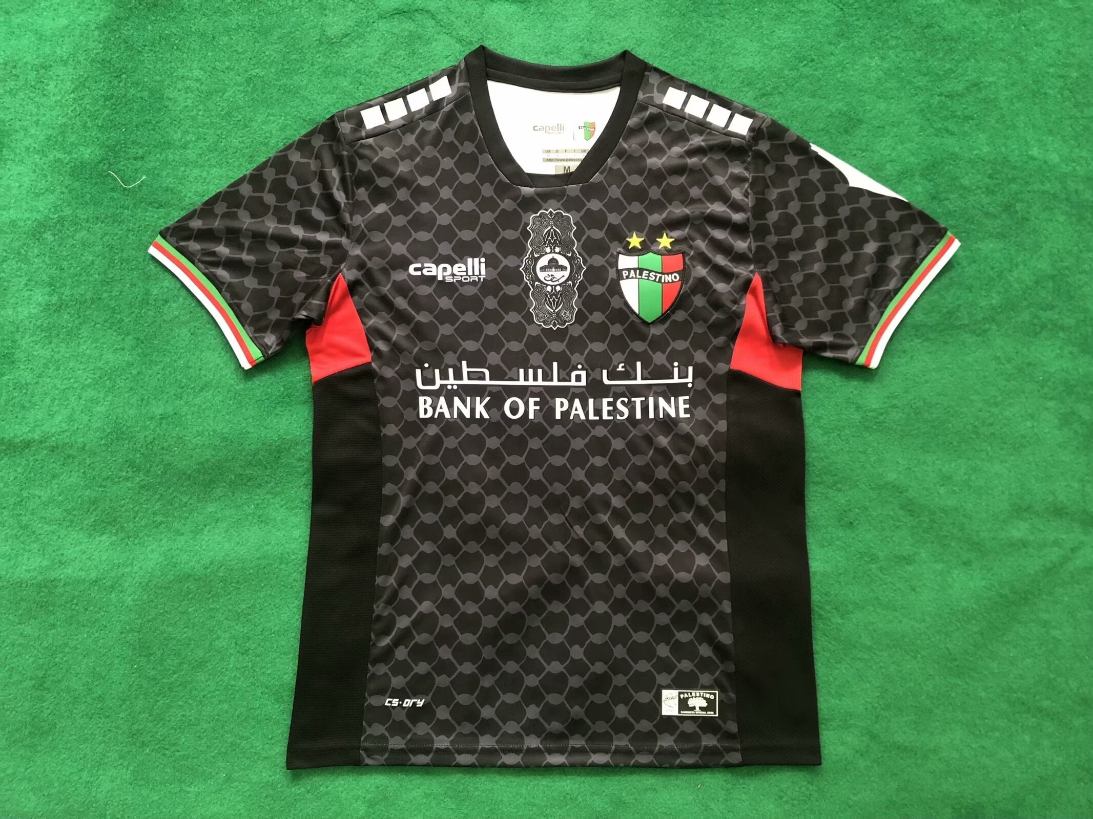 Palestine 2024-25 Black Jersey image 0