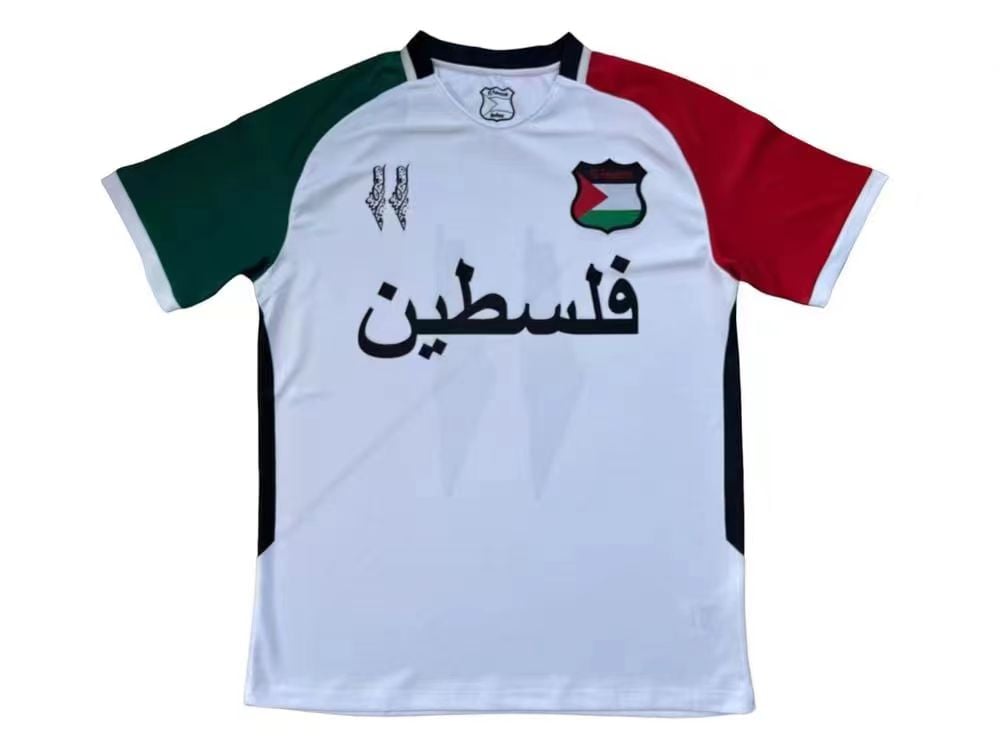 Palestine 2024/25 Sleeves White Jersey image 0