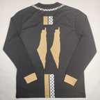 Palestinian 24/25 Long Sleeve Arabic Black Gold Special Jersey image 1
