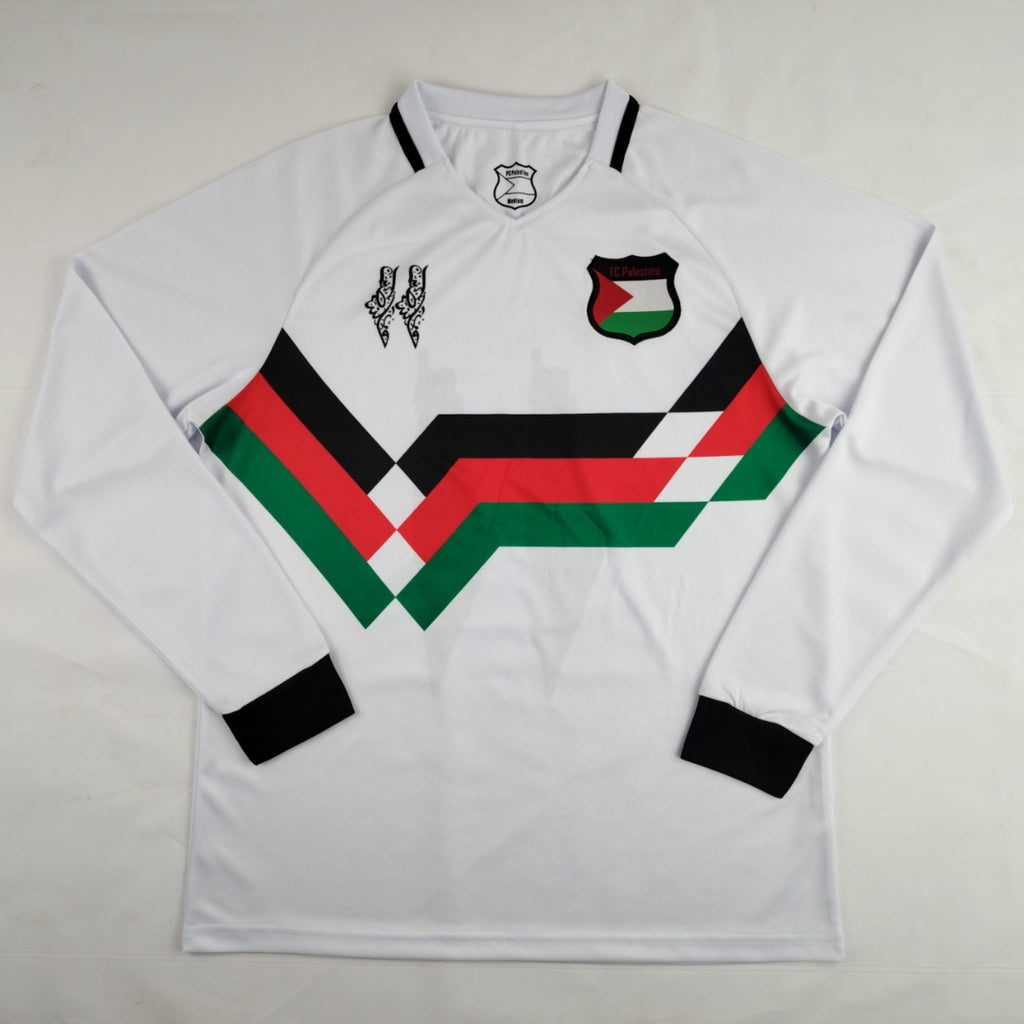 Palestinian 2024/25 Long Sleeves Stripes Jersey image 0
