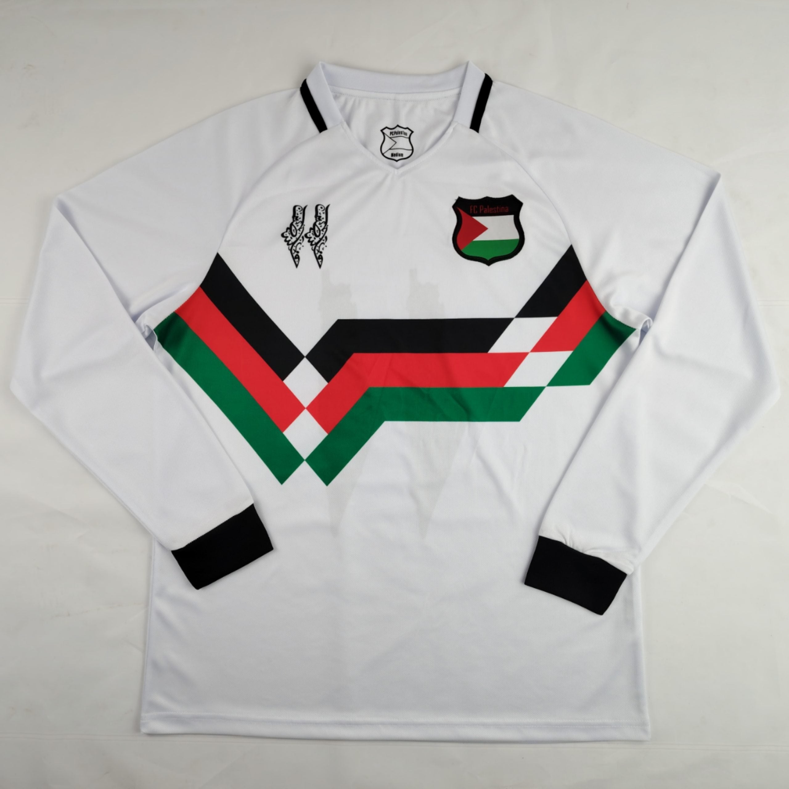 Palestinian 2024/25 Long Sleeves Stripes Jersey image 0