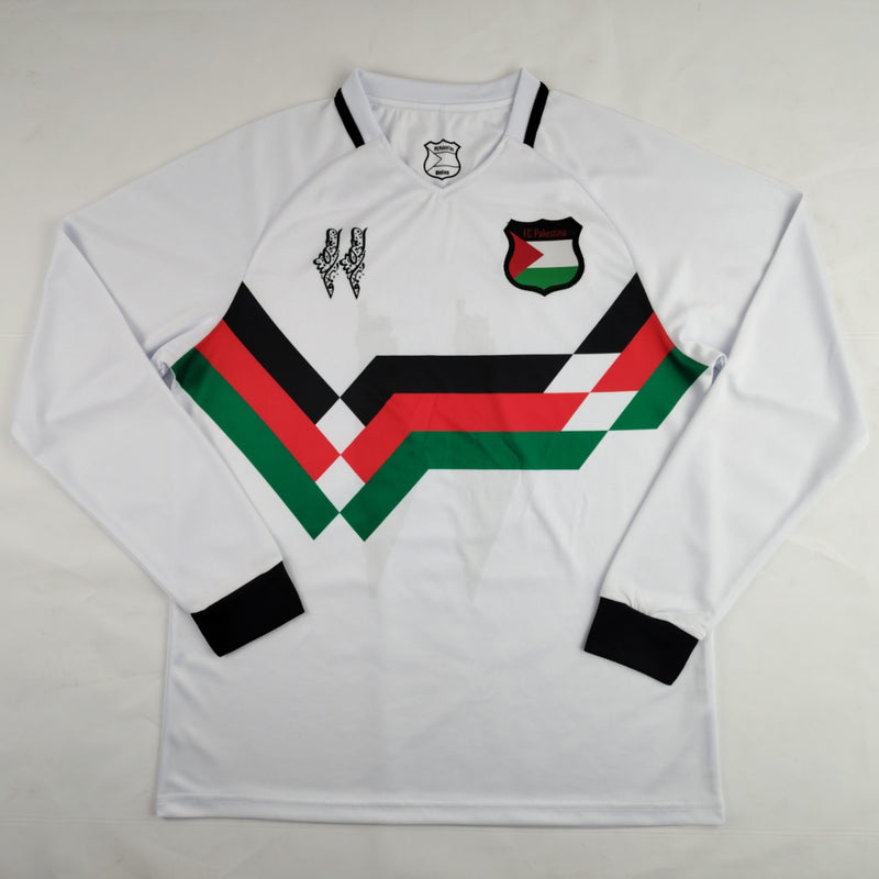 Palestinian 2024/25 Long Sleeves Stripes Jersey image 0