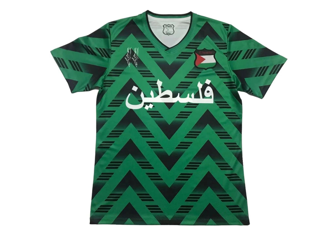 Palestinian 2024/25 Green-Black Jersey image 0