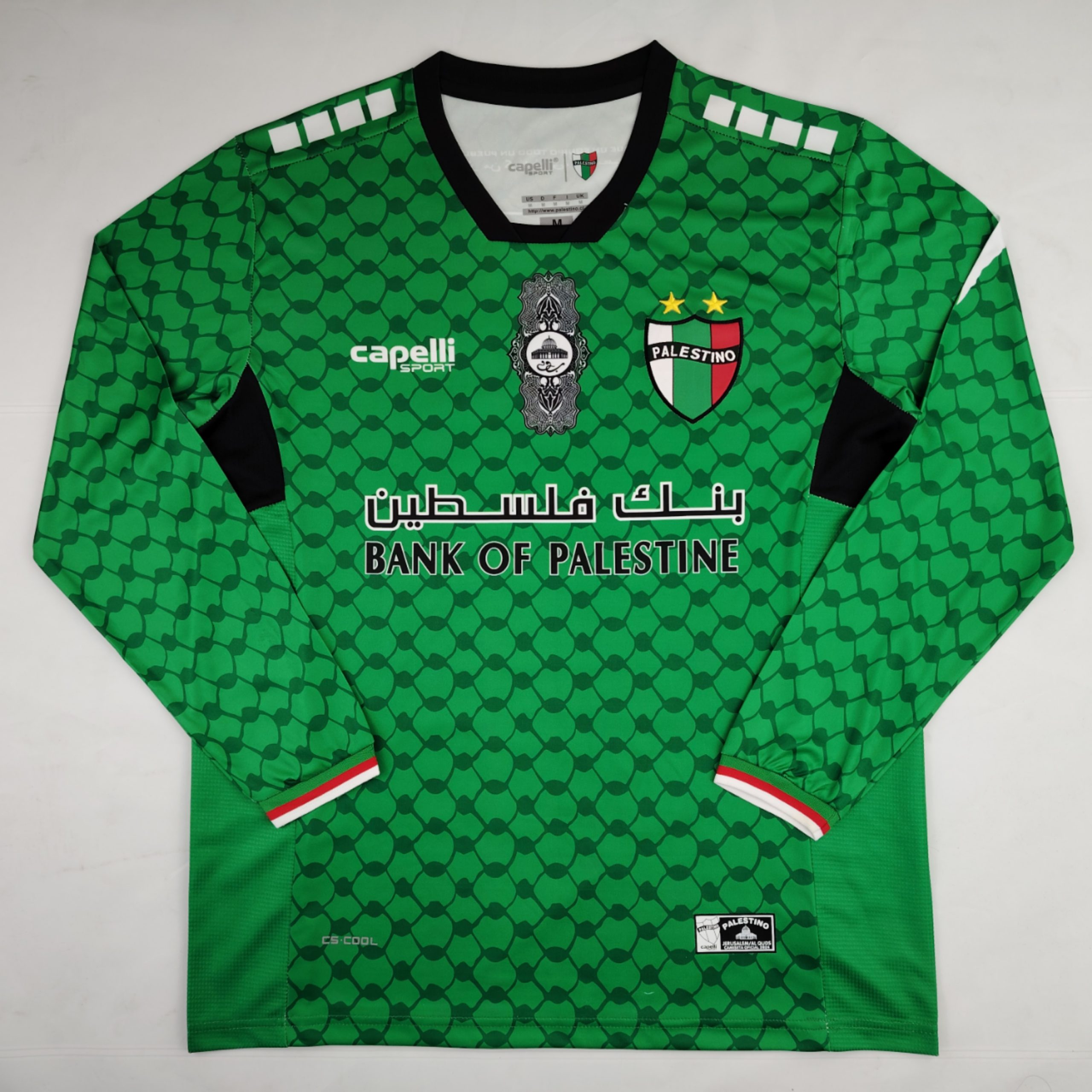 Palestine 2024-25 Green Floral Long Sleeves Jersey image 0
