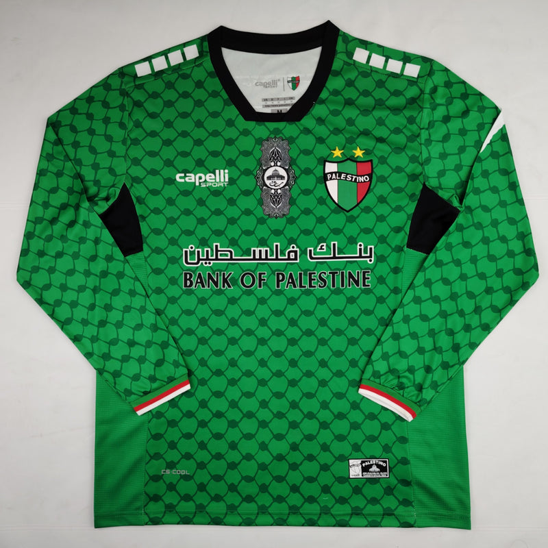 Palestine 2024-25 Green Floral Long Sleeves Jersey image 0
