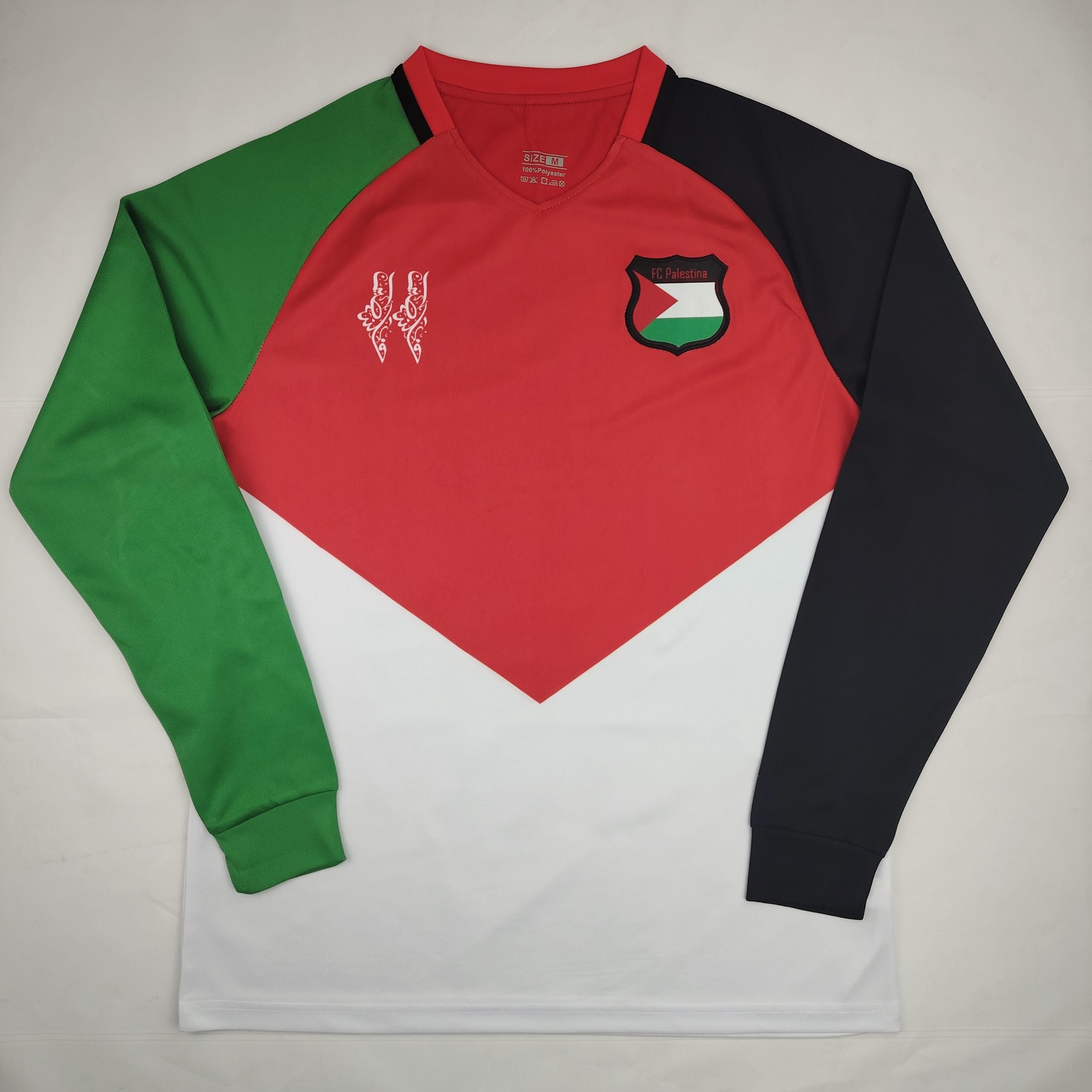 Palestinian 2024-25 Flag Long Sleeves Jersey image 0