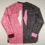 Palestine 2025-2026 Black Pink Long Sleeve Arabic Jersey image 1