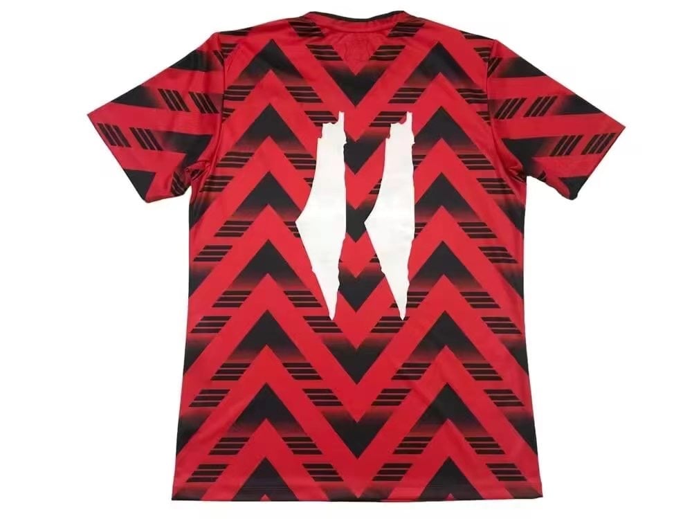 Palestinian 2024/25 Red And Black Jersey image 1