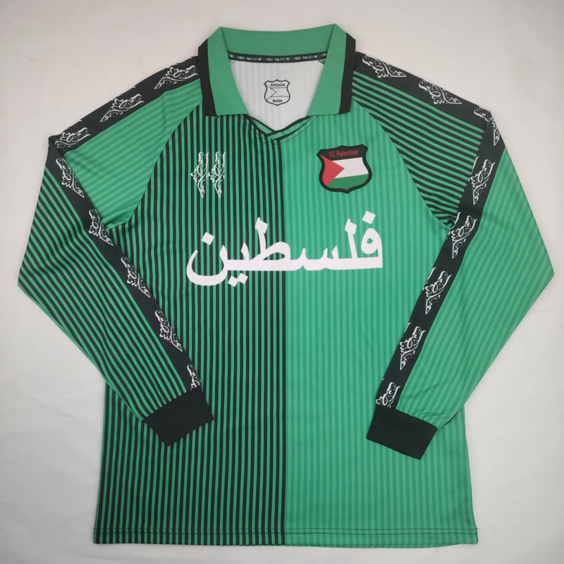 Palestiniane 2024/25 Long Sleeve Danish Retro Jersey image 0