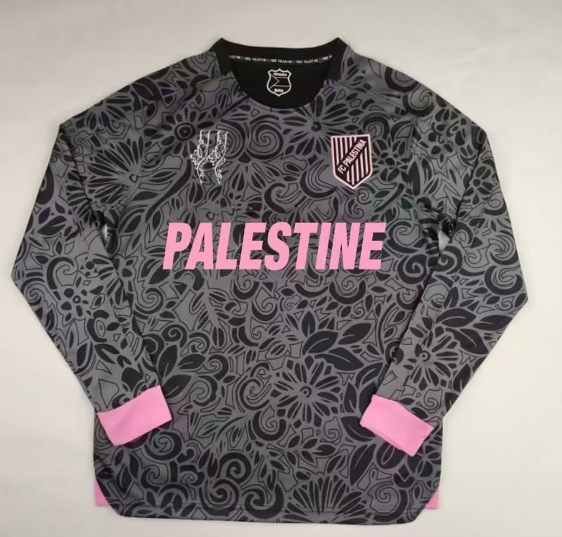 Palestine 2023/24 Long Sleeve Camouflage Black Jersey image 0