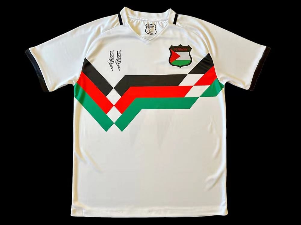 Palestine 2024/25 Retro Stripe Jersey image 0