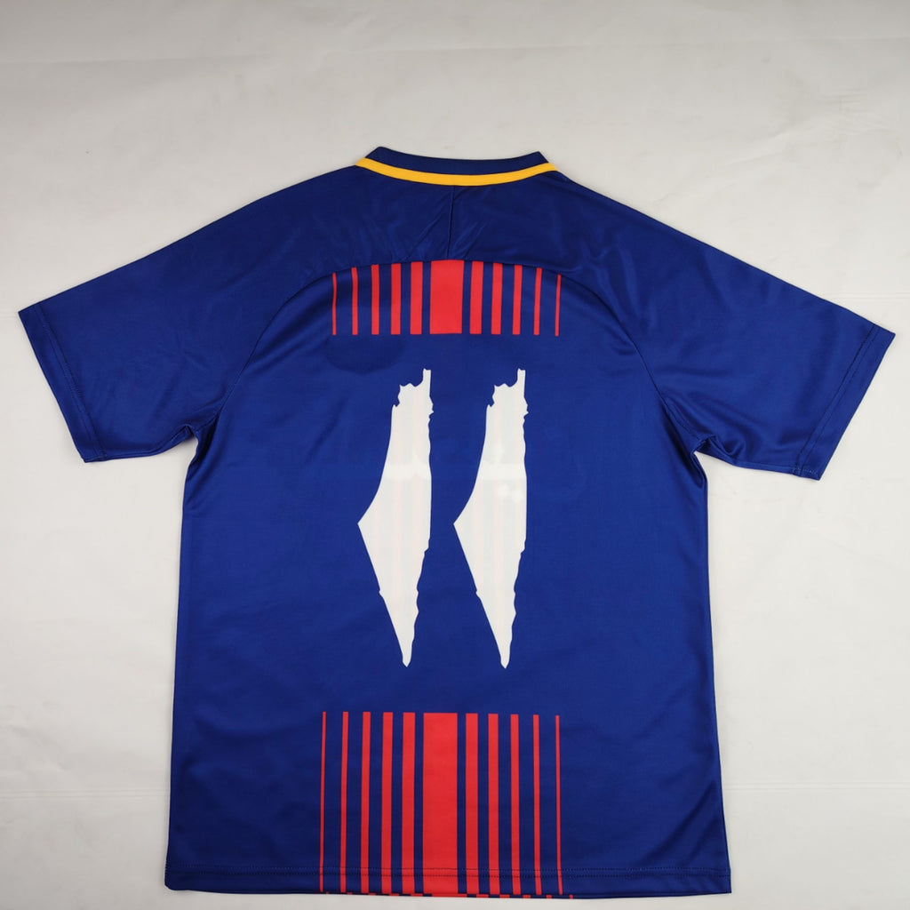 Palestine 2023-24 Vintage Royal Blue Red Jersey image 0