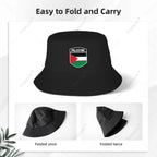 Palestine Flag Bucket Hat – Classic Summer Fisherman Cap