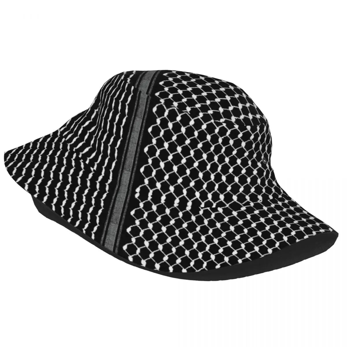 Palestinian Keffiyeh Bucket Hat for Kids & Adults