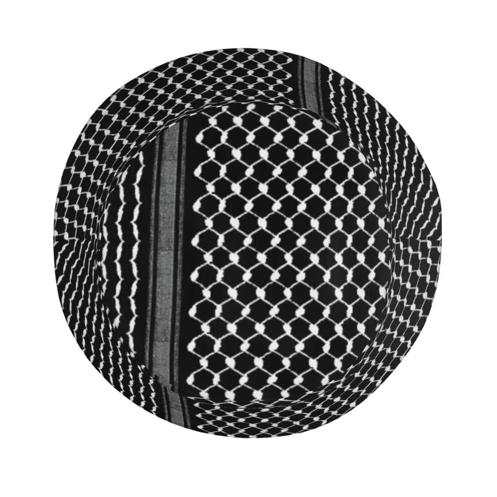Palestinian Keffiyeh Bucket Hat for Kids & Adults