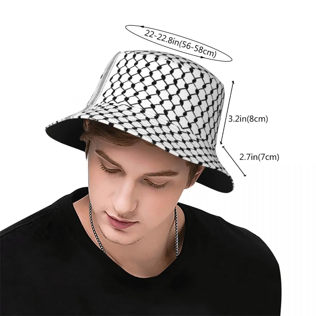Palestinian Hatta Kufiya Bucket Hat