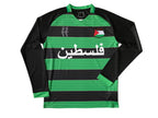 Palestine 2024/25 Black Green Ring Long Sleeve Jersey image 0