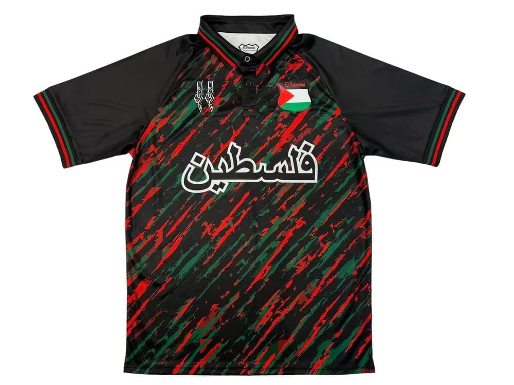 Palestinian 2024 Retro Paint Jersey image 0
