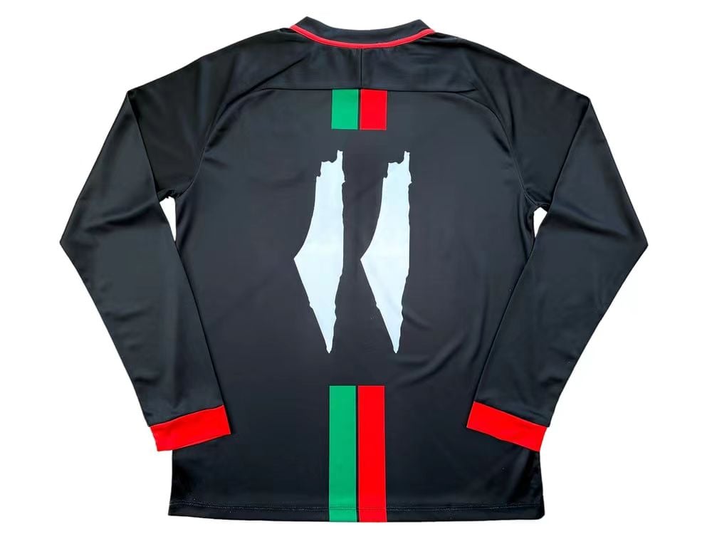 Palestinian Long Sleeve 2024/25 Black Jersey image 1