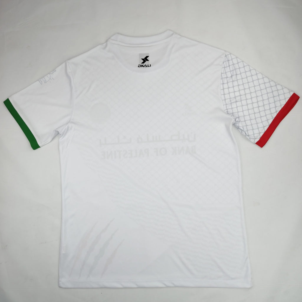 Palestine 2024-25 Dkail White Jersey image 1