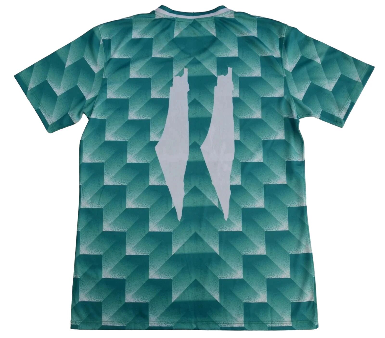 Palestinian 2023/24 Light Green Retro Jersey image 1
