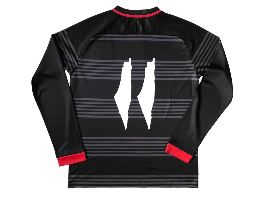 Palestine Long-Sleeved 2023-24 Black And Gray Jersey image 1