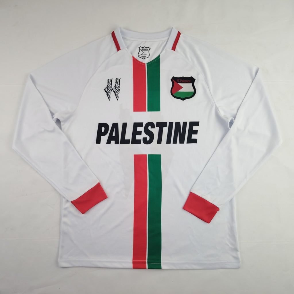Palestinian 2024-25 Long Sleeve White Jersey image 0