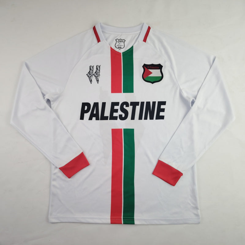 Palestinian 2024-25 Long Sleeve White Jersey image 0