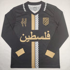 Palestinian 24/25 Long Sleeve Arabic Black Gold Special Jersey image 0